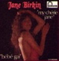 1974.05 Jane Birkin 7" single My chérie Jane (FR: Fontana 6010102)