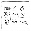 Vorderseite der 1983 Trio 12" LP Trio and error (CA: Mercury TRIO-2)