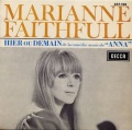 1967.01 Marianne Faithfull EP Hier ou demain (FR: Decca 457.139)