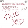 Vorderseite der 1982.02 Trio 12" single Da da da ich lieb dich nicht du liebst mich nicht aha aha aha (DE: Mercury 6400 544 ..04)